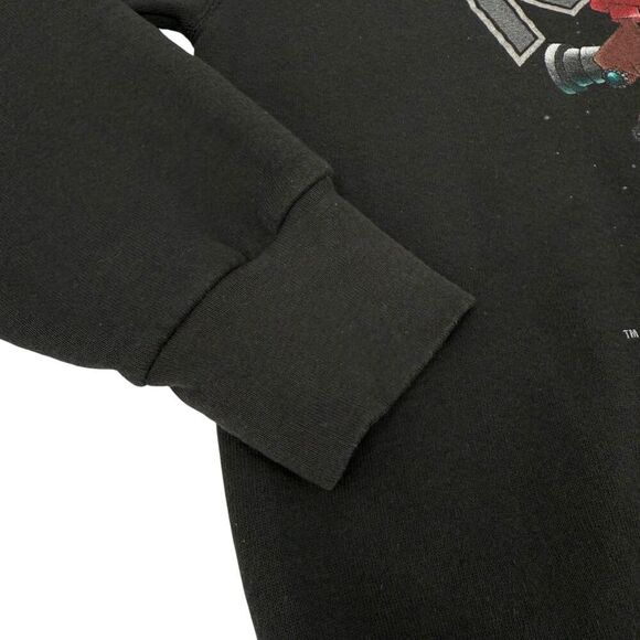 Vintage Fruit of the Loom 1993 LA Raiders x Taz Looney Tunes Sweatshirt Black XL - Picture 7 of 10